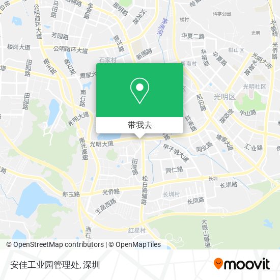安佳工业园管理处地图