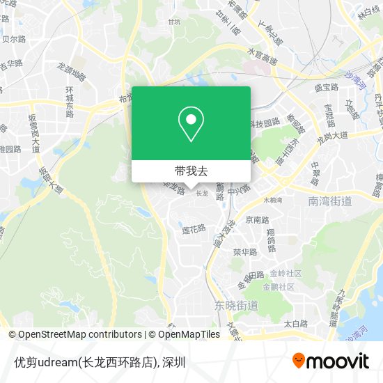 优剪udream(长龙西环路店)地图