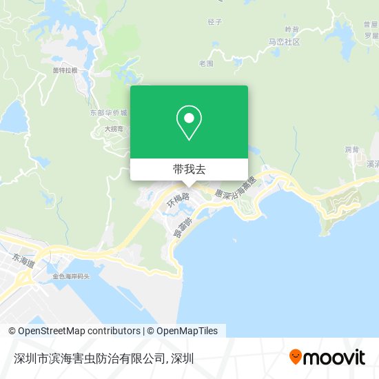 深圳市滨海害虫防治有限公司地图