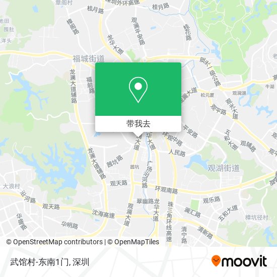 武馆村-东南1门地图