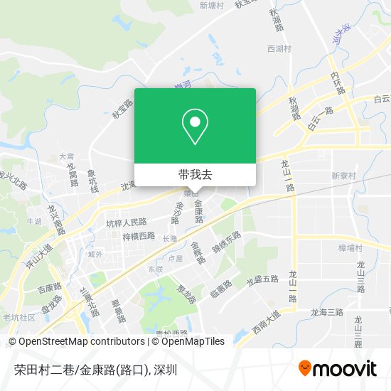 荣田村二巷/金康路(路口)地图