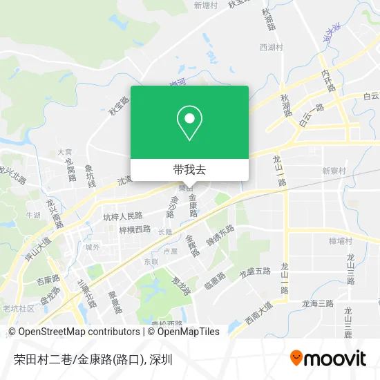 荣田村二巷/金康路(路口)地图