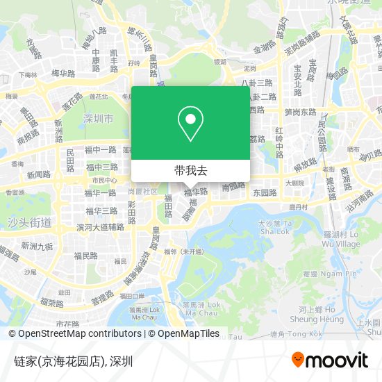 链家(京海花园店)地图