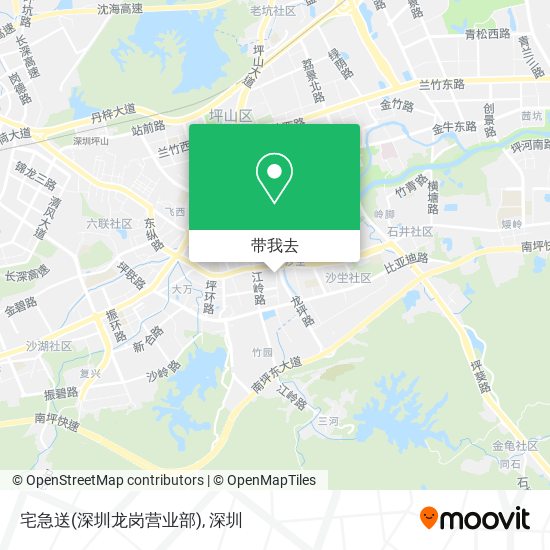 宅急送(深圳龙岗营业部)地图