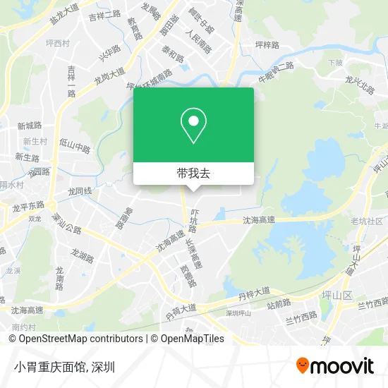 小胃重庆面馆地图