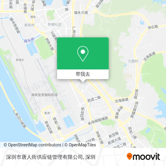 深圳市唐人街供应链管理有限公司地图