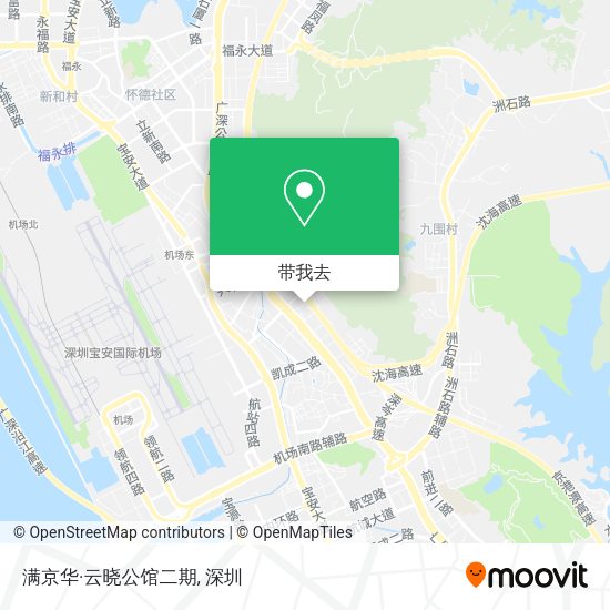 满京华·云晓公馆二期地图