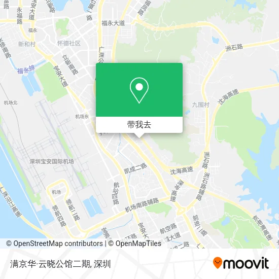 满京华·云晓公馆二期地图