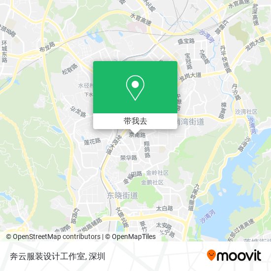 奔云服装设计工作室地图