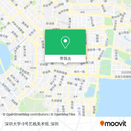 深圳大学-3号艺栈美术馆地图