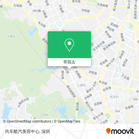 尚车酷汽美容中心地图