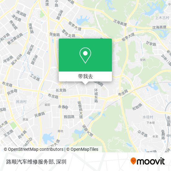 路顺汽车维修服务部地图