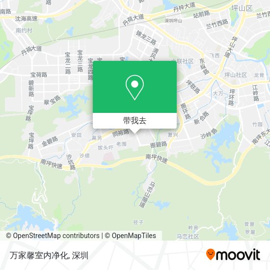 万家馨室内净化地图