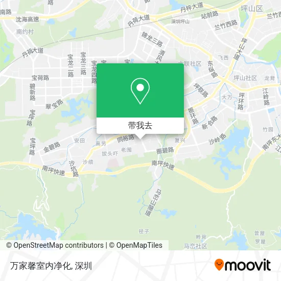 万家馨室内净化地图