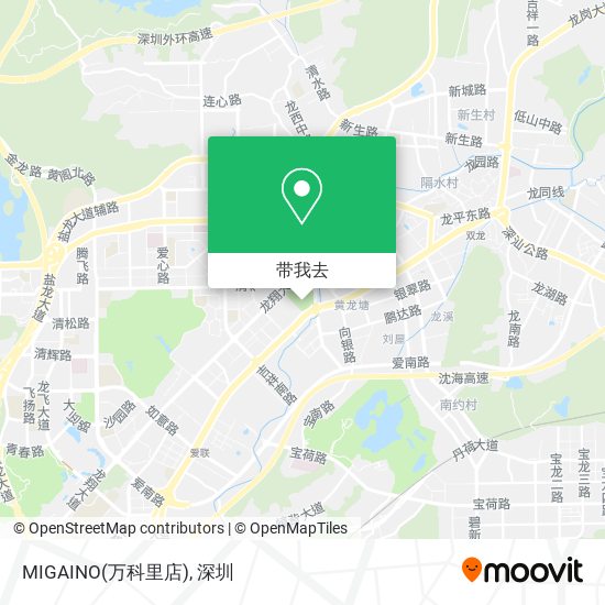 MIGAINO(万科里店)地图