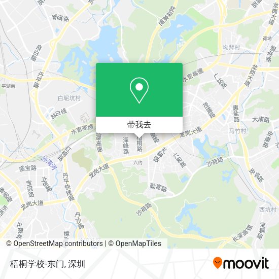 梧桐学校-东门地图