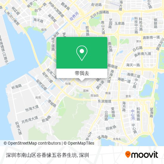 深圳市南山区谷香缘五谷养生坊地图