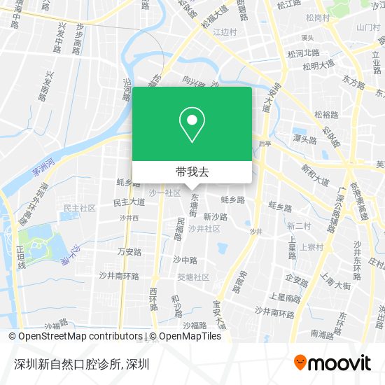 深圳新自然口腔诊所地图