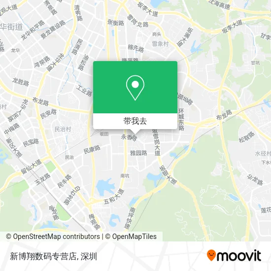 新博翔数码专营店地图