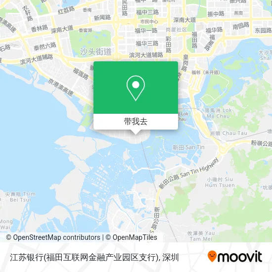 江苏银行(福田互联网金融产业园区支行)地图