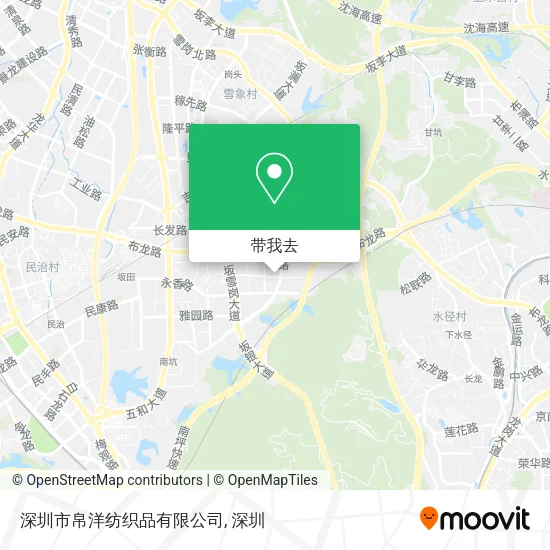 深圳市帛洋纺织品有限公司地图