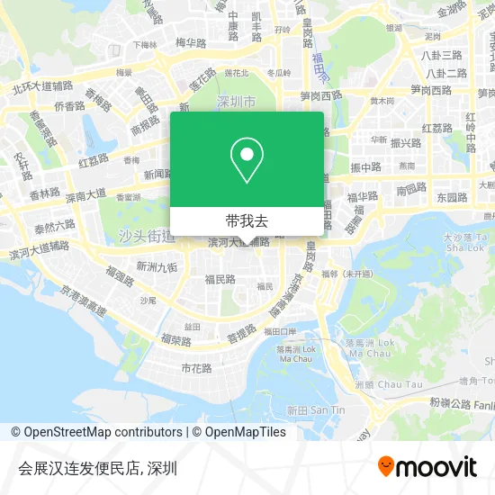 会展汉连发便民店地图