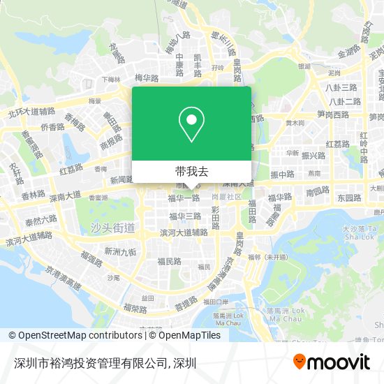 深圳市裕鸿投资管理有限公司地图