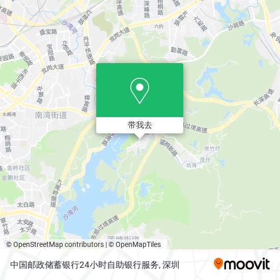 中国邮政储蓄银行24小时自助银行服务地图