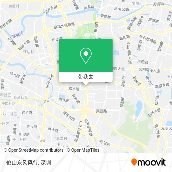 俊山东风风行地图