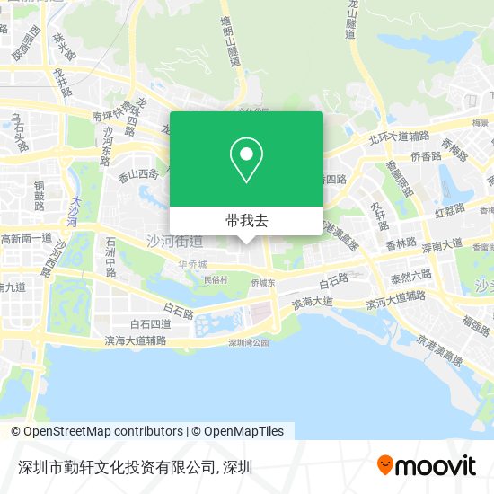 深圳市勤轩文化投资有限公司地图