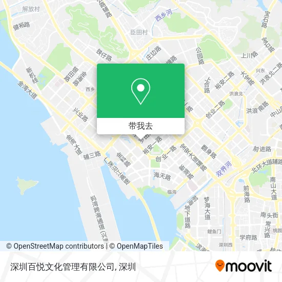 深圳百悦文化管理有限公司地图