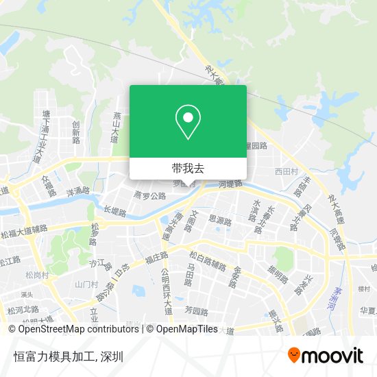 恒富力模具加工地图