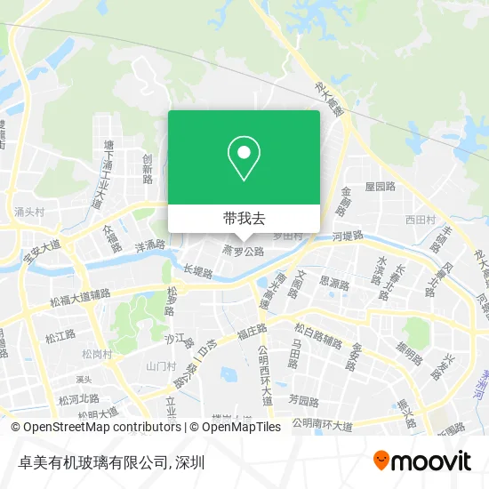 卓美有机玻璃有限公司地图
