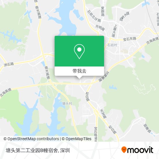 塘头第二工业园B幢宿舍地图