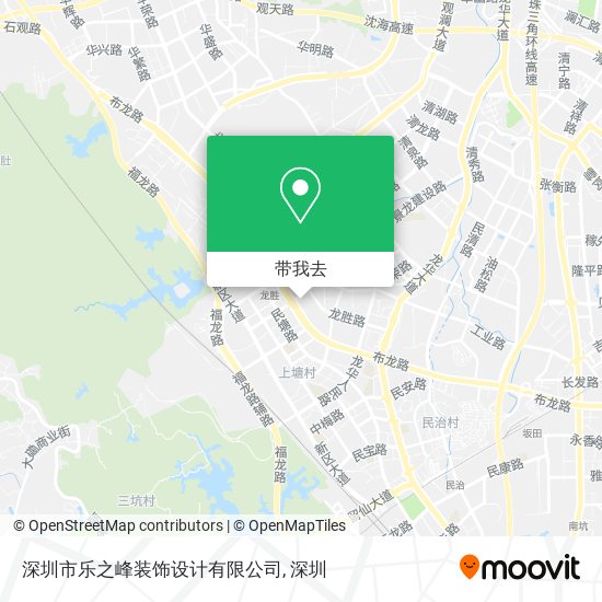 深圳市乐之峰装饰设计有限公司地图