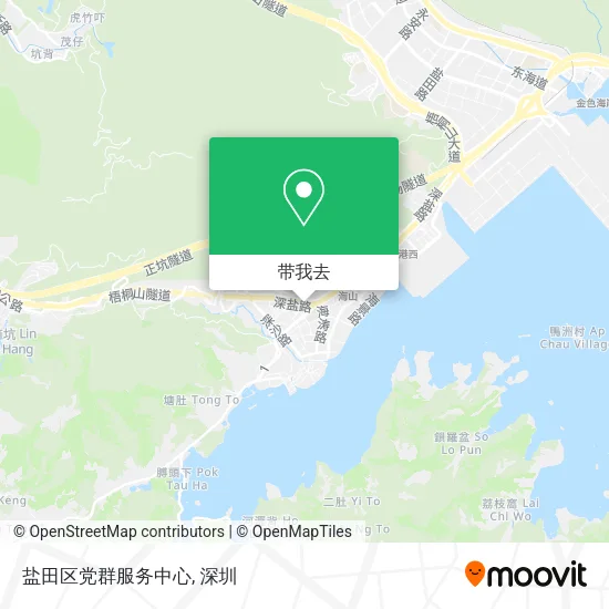 盐田区党群服务中心地图