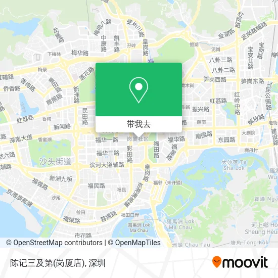 陈记三及第(岗厦店)地图