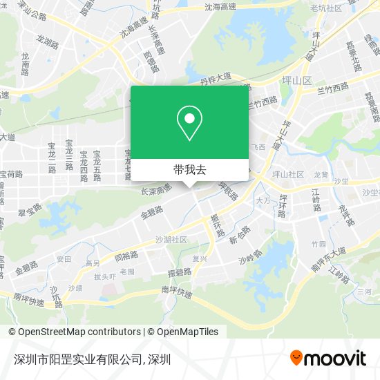 深圳市阳罡实业有限公司地图