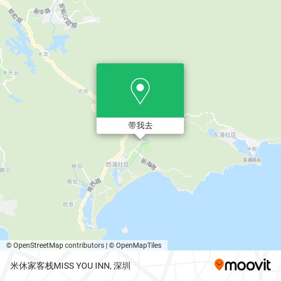 米休家客栈MISS YOU INN地图