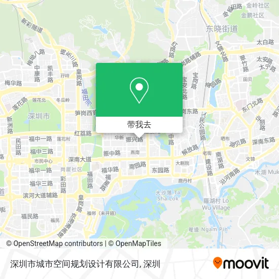 深圳市城市空间规划设计有限公司地图