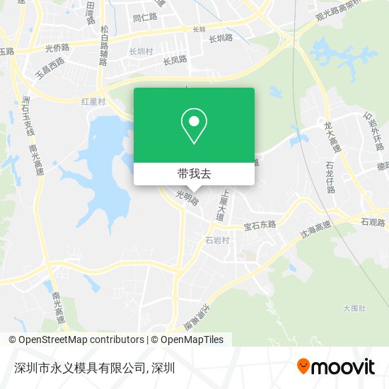 深圳市永义模具有限公司地图