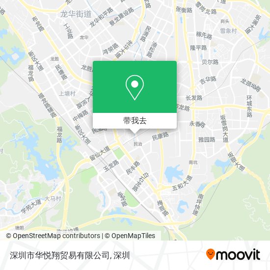 深圳市华悦翔贸易有限公司地图