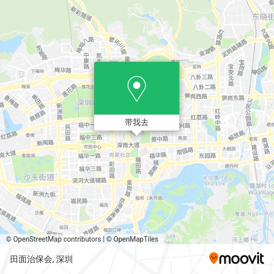 田面治保会地图