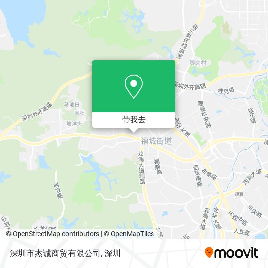 深圳市杰诚商贸有限公司地图