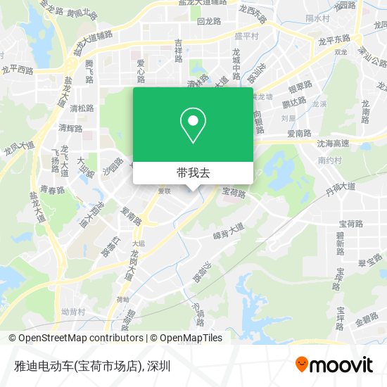 雅迪电动车(宝荷市场店)地图