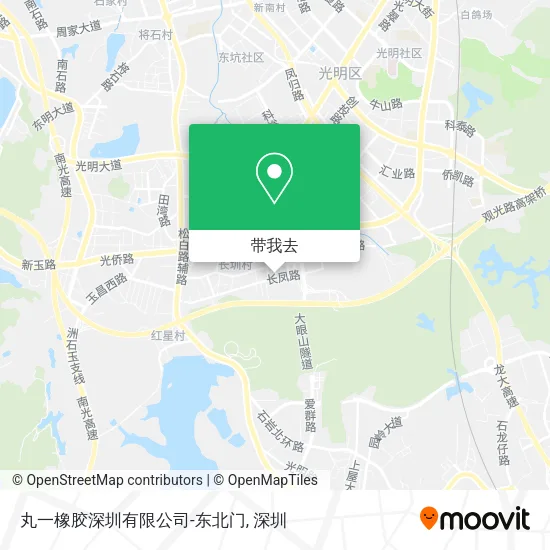 丸一橡胶深圳有限公司-东北门地图