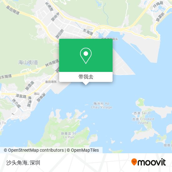沙头角海地图