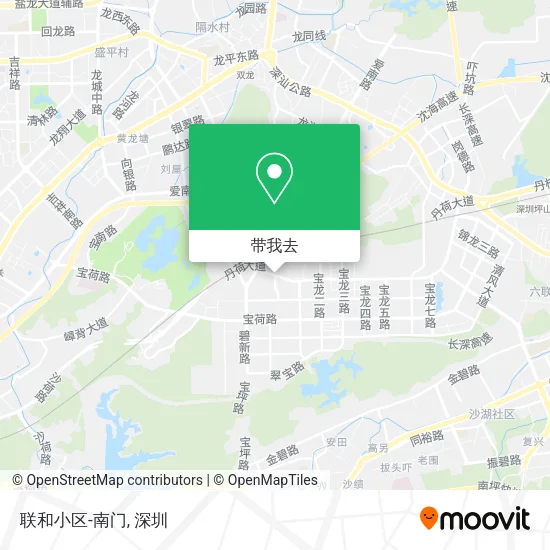 联和小区-南门地图