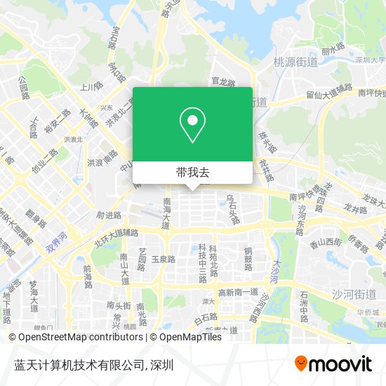 蓝天计算机技术有限公司地图