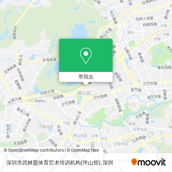 深圳市武林盟体育艺术培训机构(坪山馆)地图